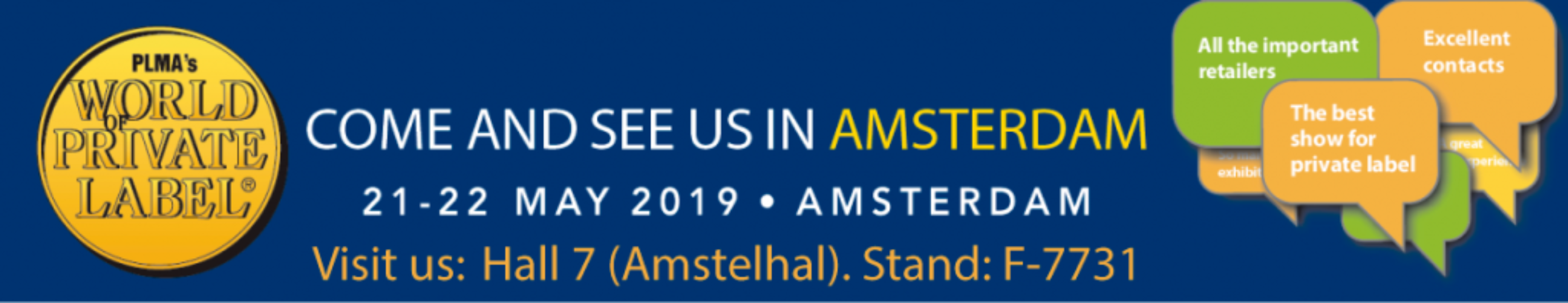 PLMA – World of Private Label – Amsterdam 2019